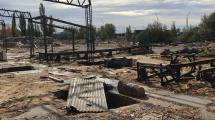Imagen de Tierra arrasada: era un pujante aserradero de Roca, se llevaron hasta los techos y ahora volvieron a ocuparlo
