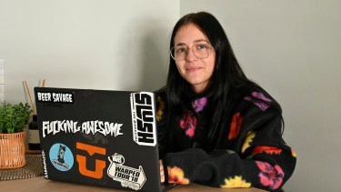 Agustina Soler tiene 25 años y es egresada de diseño gráfico de la UBA. Foto: Chino Leiva