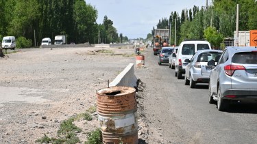 Los funcionarios de Nación aseguraron que continuarán las obras viales, entre ellas, la ruta 22. Foto Archivo.
