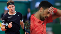 Imagen de Casper Ruud logró un histórico triunfo y eliminó a Novak Djokovic del Masters 1000 de Montecarlo