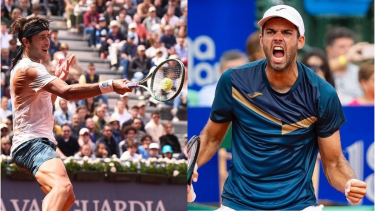 Etcheverry y Díaz Acosta clasificaron a los cuartos de final en el certamen de Barcelona.