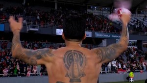 Video | Mirá el eufórico festejo de Enzo Pérez con una chicana para Boca