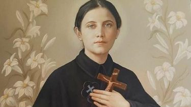 Santa Gemma habría recibido los estigmas de Jesús.-