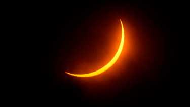El eclipse solar se pudo apreciar ayer en Estados Unidos, Canadá y México. Foto: AP Photo/Eric Gay