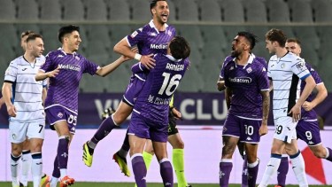 Fiorentina ganó 1-0 en la semifinal de ida por la Copa de Italia.