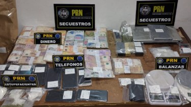 Los elementos secuestrados en tres allanamientos en SAO.