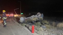 Imagen de Vuelco en la Ruta 51 en Vista Alegre en la madrugada de este viernes