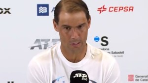 Rafael Nadal confirmó que competirá en Barcelona pero admitió que ya piensa en su retiro