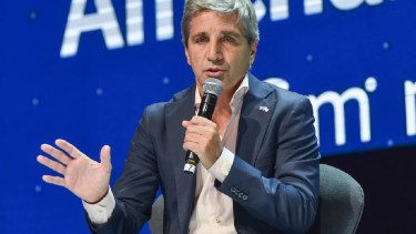 Caputo de gira en Washington. Foto: Noticias Argentinas. 