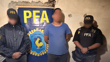 Un joven fue detenido por amenazar a Milei. 