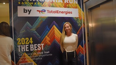 Sofi Cantilo, la mujer maravilla del Patagonia Run. (Foto/Andrés Maripe).