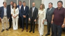Imagen de Gaido en la reunión anti narcos de Rosario: esperan al ministro Francos