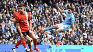 Video: mirá la asistencia de Julián Álvarez, en la goleada del Manchester City a Luton Town