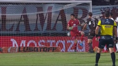 Video | ¡Lo lamentó todo Trigre!: el blooper de Tagliamonte que puso en ventaja a Platense
