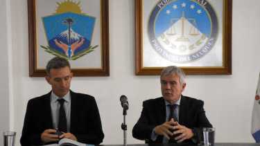 Elosu Larumbe y Moya, integrantes de la Sala Penal del TSJ. (Archivo/Matías Subat)