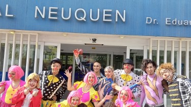 Risas, colores y emociones pasaron por pediatría del hospital Castro Rendón en Neuquén 