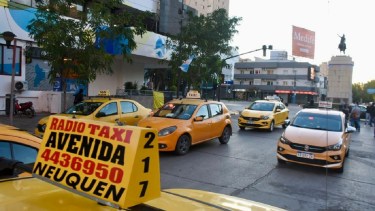 Aumento en taxis y estacionamiento de Neuquén. Foto archivo: Mati Subat