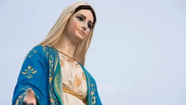 La Virgen María es una de las figuras más relevantes de la Iglesia Católica.-