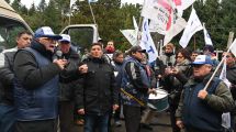 Imagen de La protesta contra Milei incluyó un mensaje por elevación a la CGT nacional