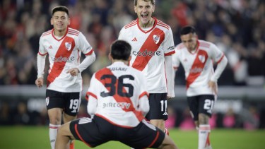 Colidio marcó los dos tantos de River ante Central Córdoba en el Monumental. 