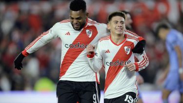 Borja facturó por duplicado y el Millonario festejó a pleno en el Monumental. 