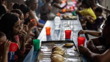 Comedores. En el centro de la polémica por los alimentos sin distribuir. 