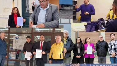 Durante esta jornada se presentaron los amparos en forma simultanea en toda la Provincia. Foto Gentileza