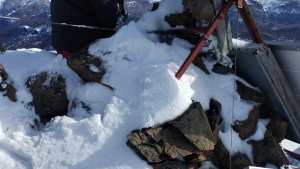 A 2000 metros de altura, repararon una antena y una repetidora en el parque nacional Lanín