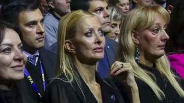 Amalia Yuyito Gonzáles en el acto de Javier Milei
