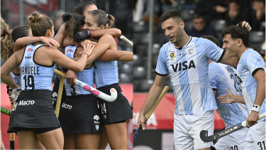 Las Leonas vencieron a Estados Unidos mientras que Los Leones se impusieron a Irlanda.