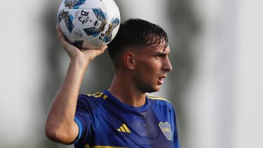 Tiago Simoni llegó al Xeneize en 2017 junto a su hermano mellizo, Valentino.