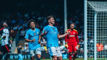 El delantero argentino cerró la goleada del Manchester City. Foto: ManCityFC