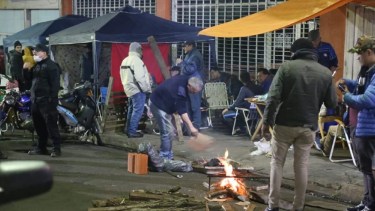 La protesta continúa. Foto Somos Télam