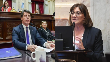 Nicolás Posse, jefe de Gabinete de Milei, respondió preguntas de Mónica Silva en el Senado sobre educación y obras públicas. 
