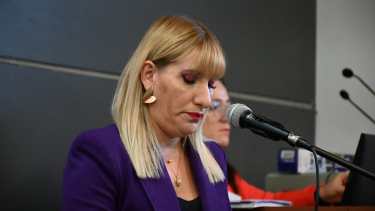 Juicio por el femicidio de Agustina Fernández: "Elegimos ese departamento porque era el más seguro", dijo la madre. Foto: Florencia Salto