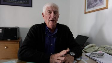 Guillermo Reybet, vicepresidente del Colegio de Martilleros y Corredores Públicos de la Provincia del Neuquén. Foto: Oscar Livera.