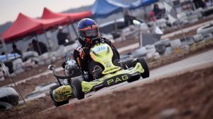 Francisco Chao, el destacado del Apertura de karting en el Anfiteatro de Oro
