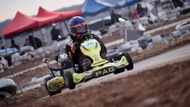 Francisco Chao, el destacado del Apertura de karting en el Anfiteatro de Oro