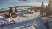 Imagen de Las Grutas y el cerro Chapelco, en San Martín de los Andes, entre los puntos más fríos del país 