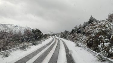 Alerta amarilla por nevadas en la zona cordillerana