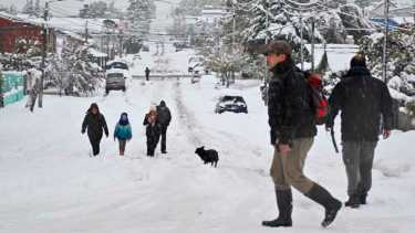 Alerta por nieve en Neuquén y Río Negro.