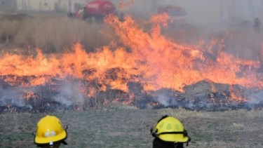 El accidente ocurrió en diciembre de 2021, cuando se registraron incendios en campos cercanos a El Cóndor. Foto Archivo