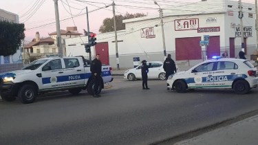 El hecho sucedió a metros de la escuela Ceferino. (Foto: ADNSUR) 