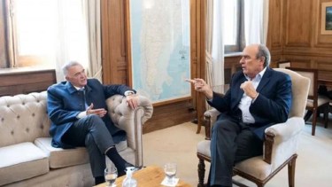 Francos y el gobernador Jaldo, de Tucumán. 