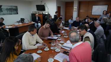 Este miércoles, Pesatti presidió Labor Parlamentaria, que definió el temario para mañana. Foto:  Gentileza.