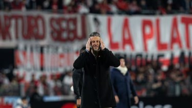 Martín Demichelis fue abucheado en el Monumental.