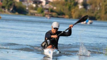 El deportista de 37 años, buscará el podio en la categoría K1 Master A. (FOTO: Gentileza)