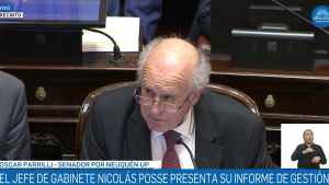 Oscar Parrilli cuestionó a Nicolás Posse: «¿Qué van a hacer con las represas del río Limay»