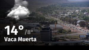 Clima en Vaca Muerta: cuál es el pronóstico del tiempo para hoy domingo 5 de mayo