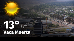 Clima en Vaca Muerta: cuál es el pronóstico del tiempo para hoy miércoles 8 de mayo